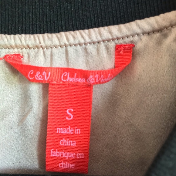 Chelsea & Violet Varsity Bomber Jacket - Picture 6 of 6